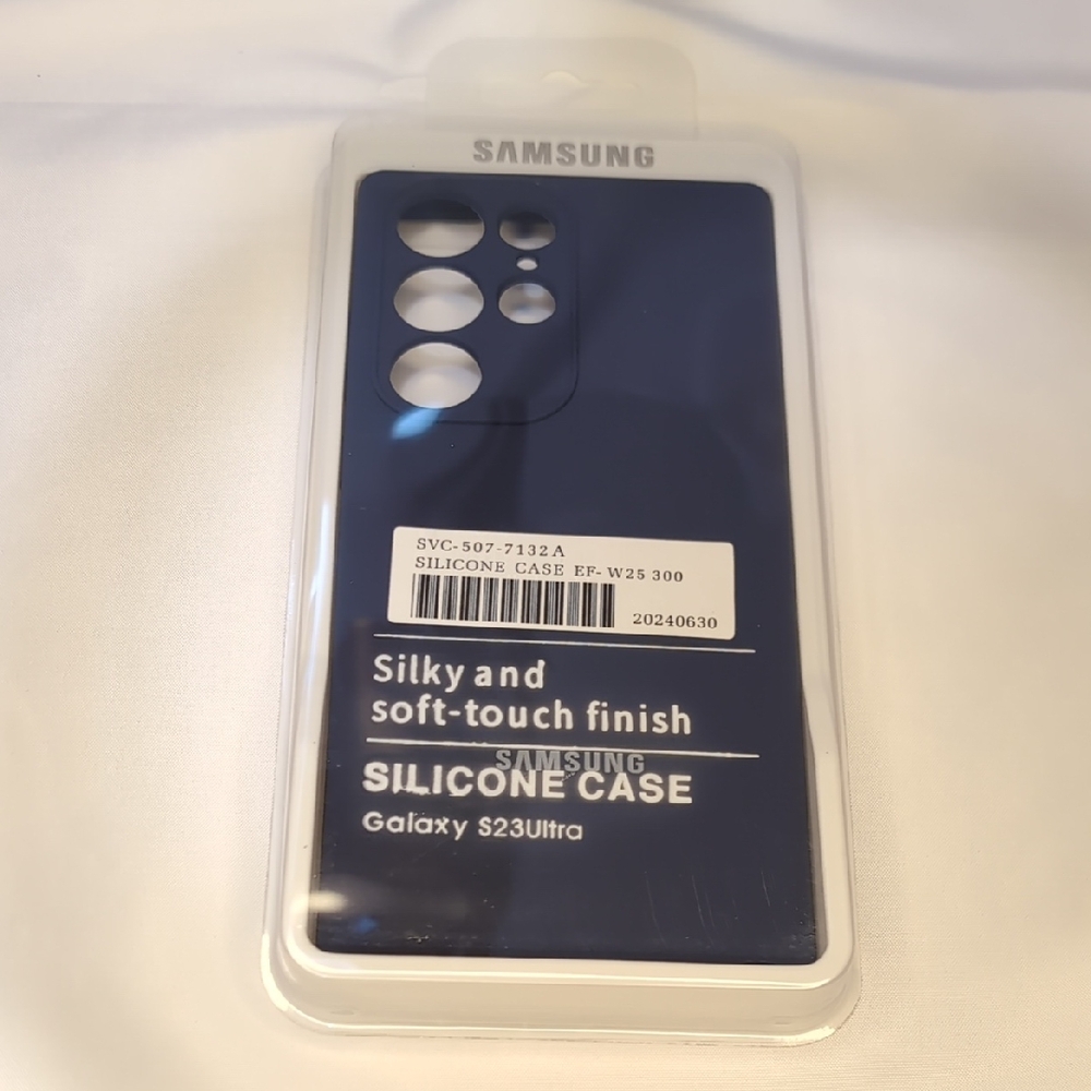 Samsung Galaxy S23 Ultra Silicone Case - Navy Blue